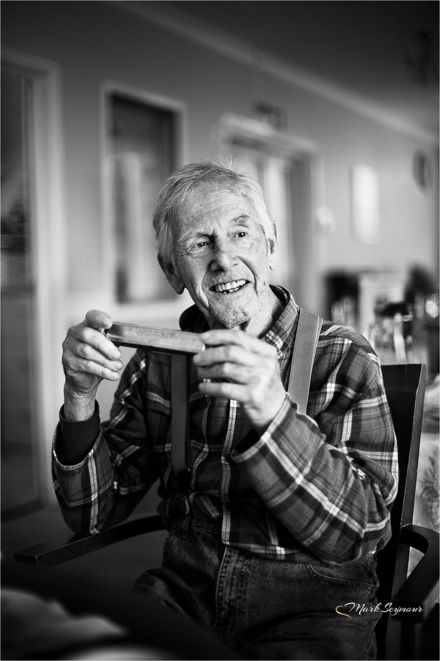 Mark Seymour fotografeert vader met Alzheimer
