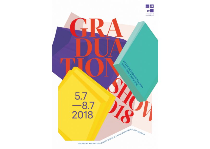 Graduationshow 2018, 4 - 8 juli Bezoek de afstudeerexpositie van Willem de Kooning Academy en Piet Zwart Instituut