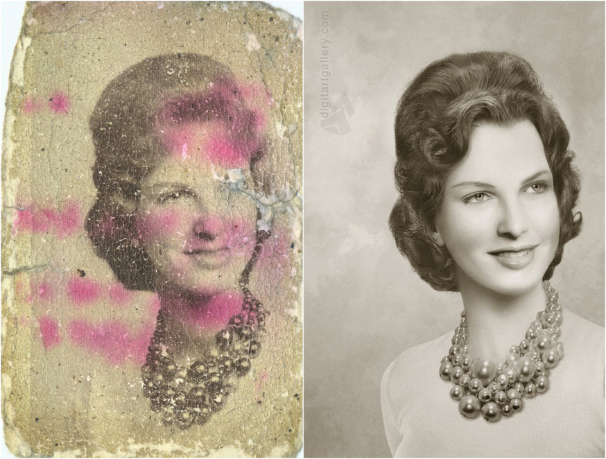 Verbazingwekkend goede foto restauraties Verbazingwekkend goede foto restauraties