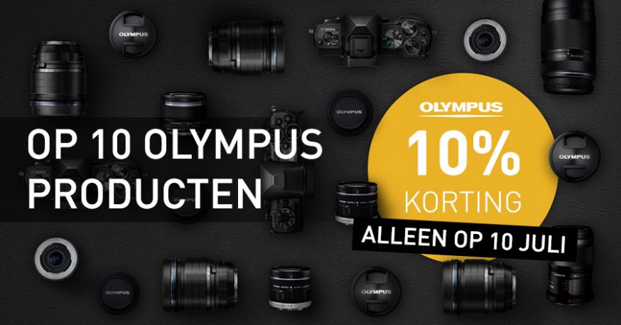 CameraTools bestaat tien jaar en viert dat met 10% korting op tien geselecteerde Olympus producten. Maak snel je keuze, want de actie geldt alleen vandaag!