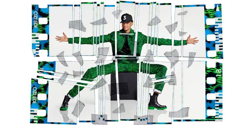 KENZO H&amp;M Jean-Paul Goude Chance The Rapper