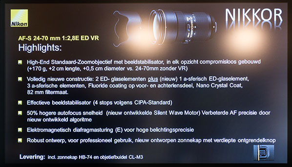 24-70mm VR specificaties