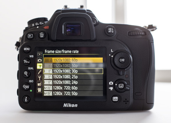 Nikon D7200 60 fps