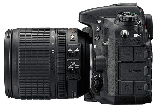 Nikon D7200 side left