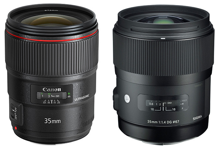 35mm shootout: Canon vs Sigma