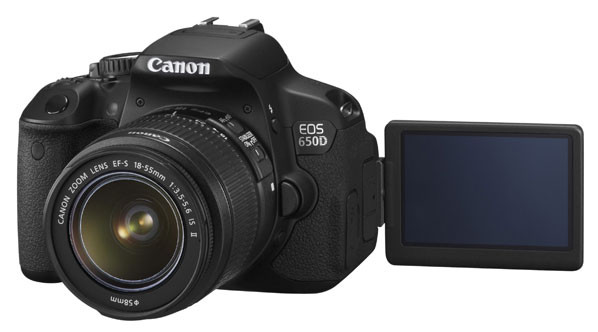 Canon 650D scherm
