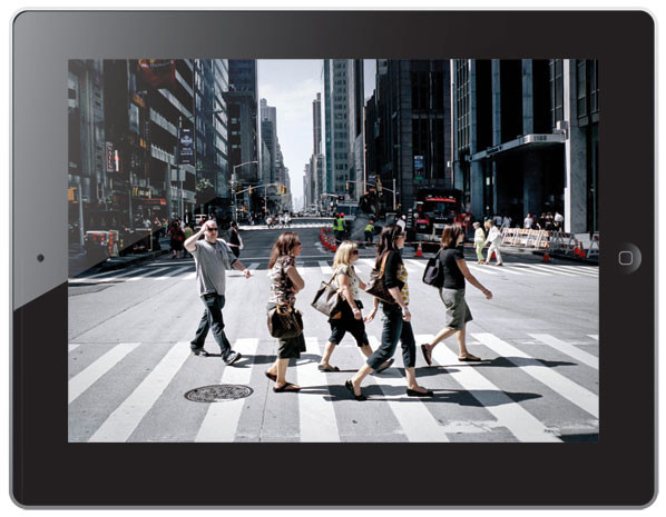 iPad straatfotografie