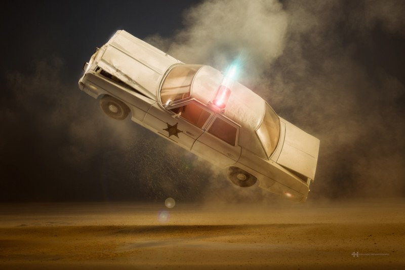 Recreaties van The Dukes of Hazzard scènes Recreaties van The Dukes of Hazzard scènes