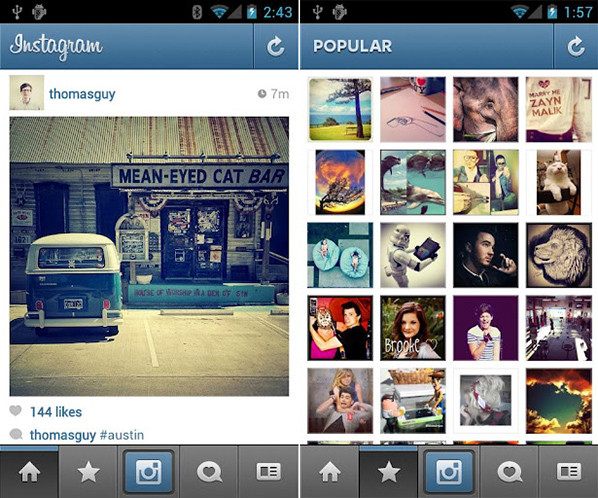 Instagram voor Android