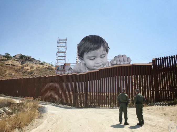 border patrol street art