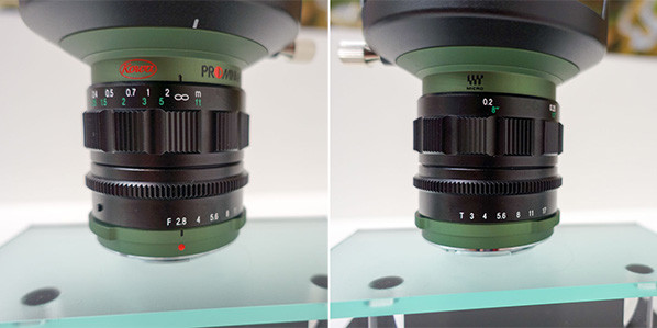 Kowa F- en T-stops