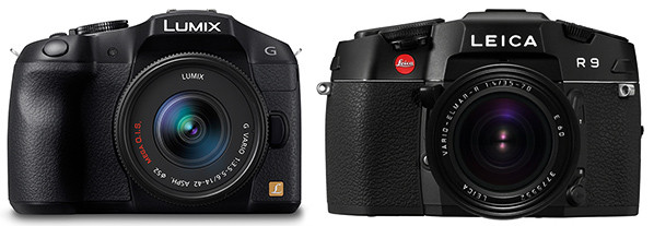Leica R9 en Panasonic G6