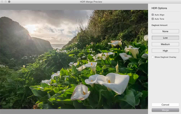 Lightroom 6 HDR Merge