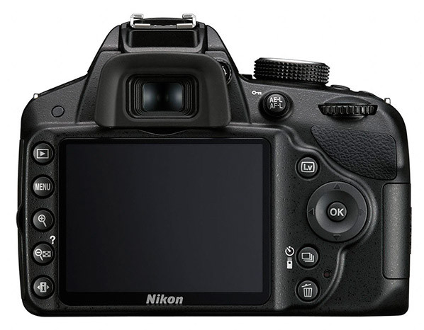 Nikon D3200 back