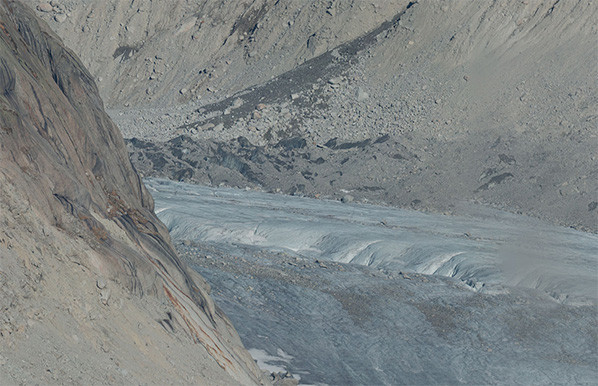 Mont Blanc panorama - detail