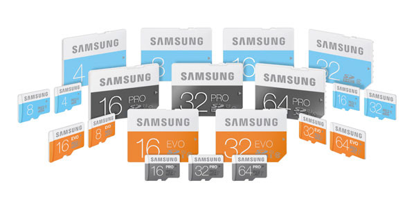 Nieuwe Samsung geheugenkaarten