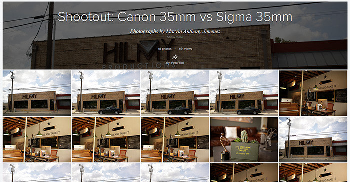 Sigma vs Canon shootout