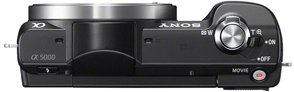 Sony A5000 top