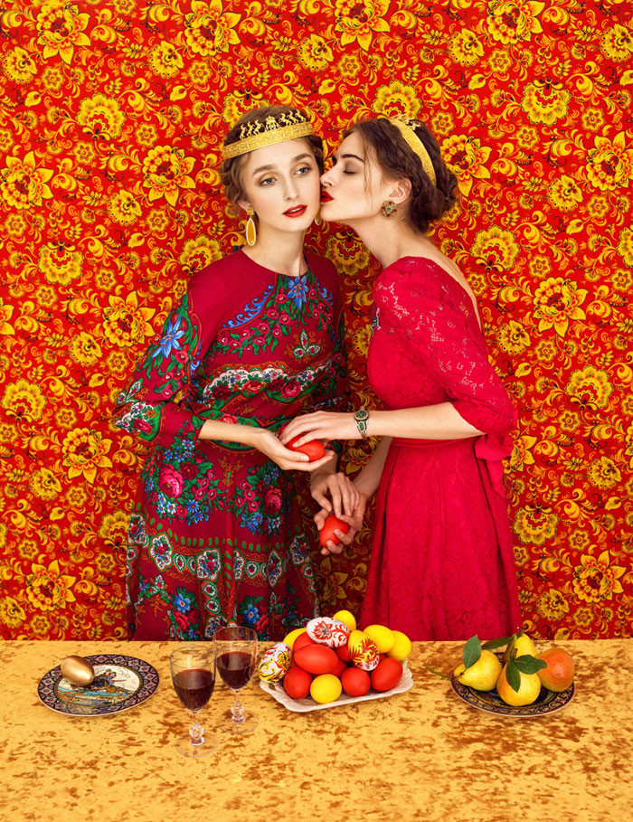 Prachtige Slavische vrouwen