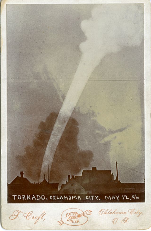 Eerste tornado als model