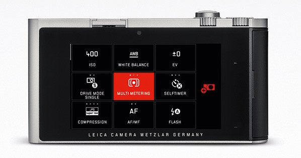 Leica T touchscreen