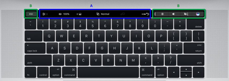 Touch Bar Photoshop