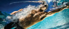 Marcus Swanson fotografeert Olympisch kampioen onder water