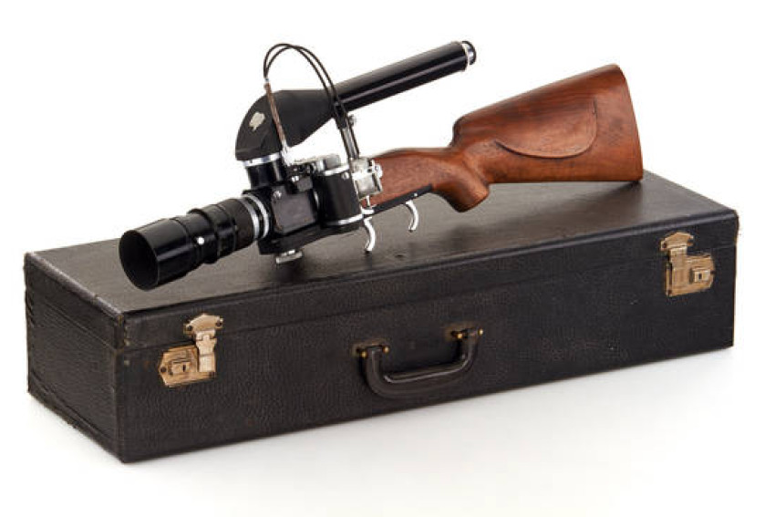 Deze zeldzame Leica heeft de vorm van een geweer 