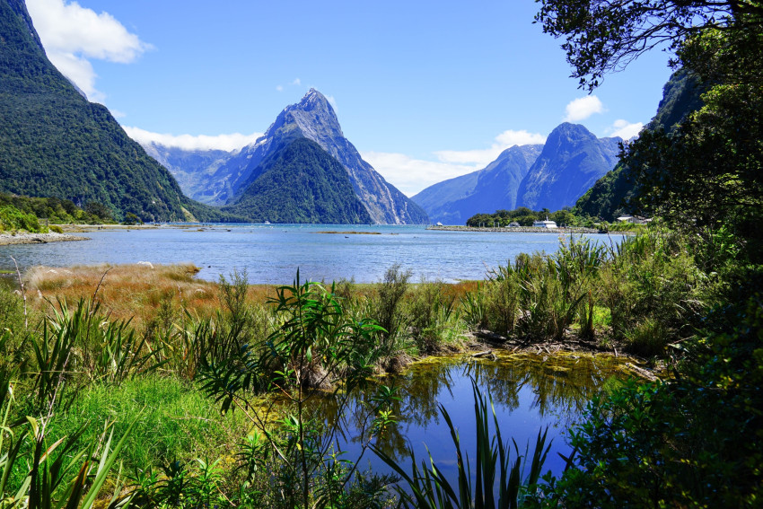 Milford Sound in Nieuw-Zeeland