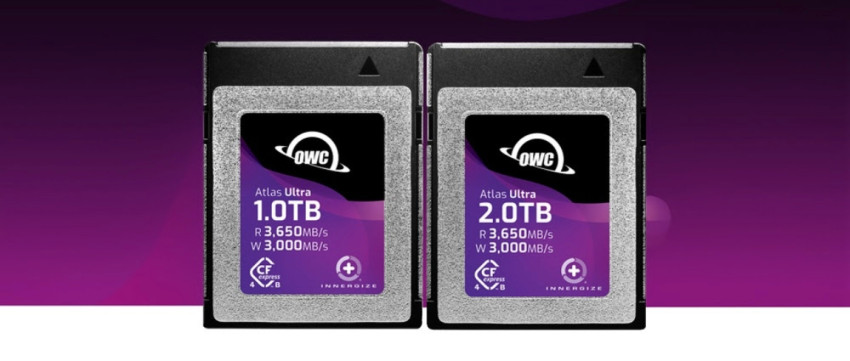 Nieuwe en supersnelle OWC Atlas CFexpress 4.0 type B geheugenkaarten