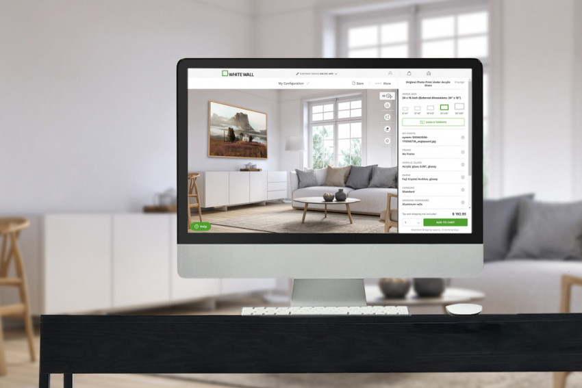 Innovatie in de foto-industrie: WhiteWall RoomView
